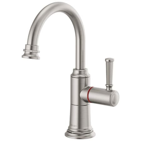 Brizo Rook Instant Hot Faucet with Arc Spout 61374LF-H-SS